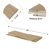 8066-17 Walnut Greek engineered hardwood flooring plank construction and product profile diagram
