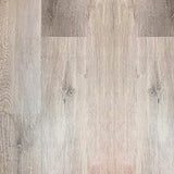 8052-2 Grey Owl 5MM Desertland SPC flooring with light grey oak planks, subtle wood grain texture, and soft weathered wood appearance