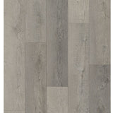 SA264 Grey Skies 5MM Desertland SPC flooring with soft light grey oak planks, subtle wood grain texture, and contemporary weathered wood appearance