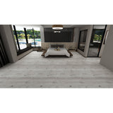 SA88- Grey Mike Luxury Vinyl Tile “Spc” Stone Polymer Composite